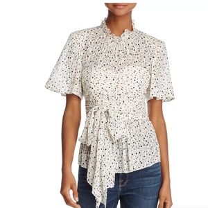 Rebecca Taylor - Star Print Tied Top